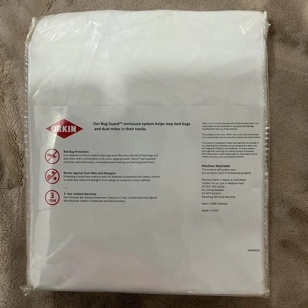 Premium  ORKIN BOX spring en casement bed bud protection
